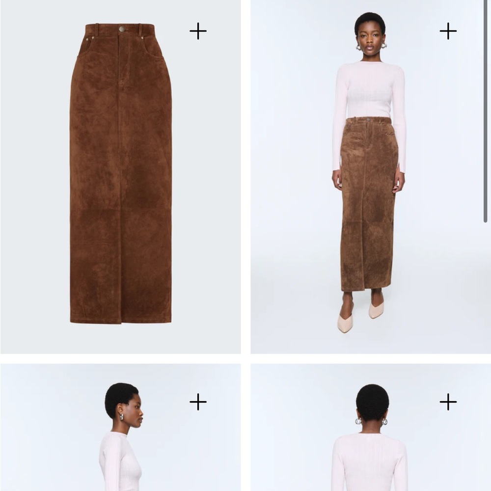 Ducie Chicago Suede Maxi skirt